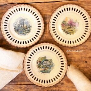 American Homestead Currier & Ives Plates